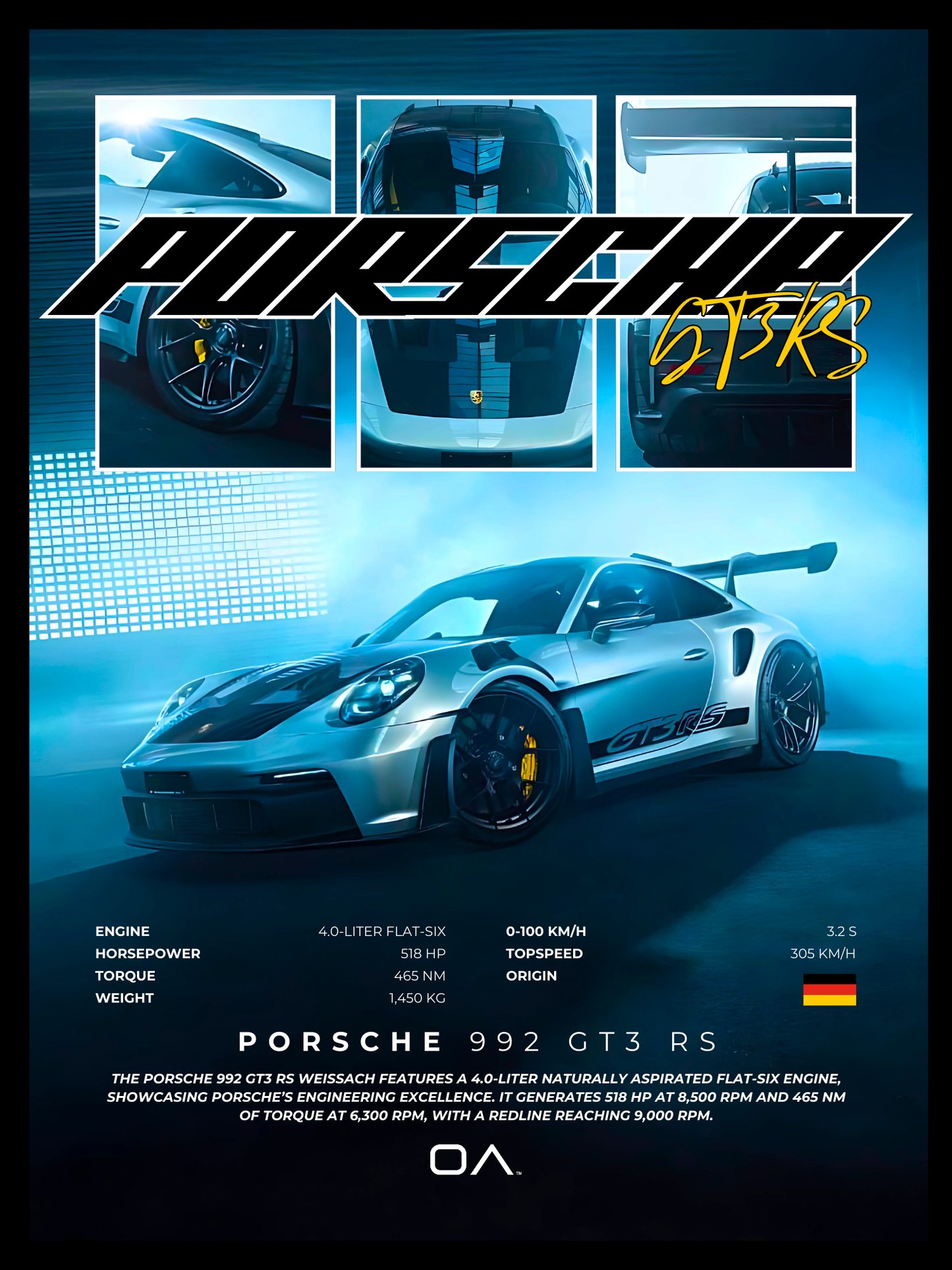 Porsche 992 GT3 RS Weissach