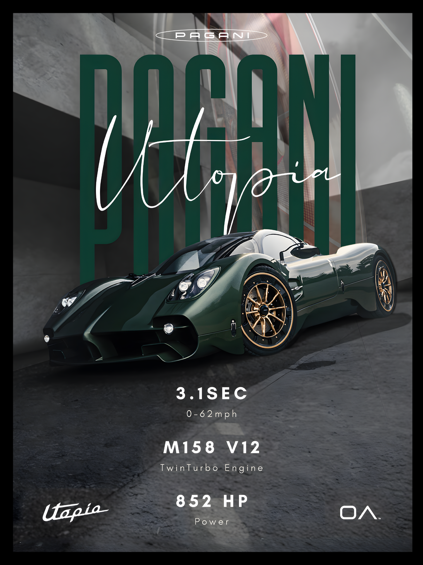 Pagani Utopia (Green)