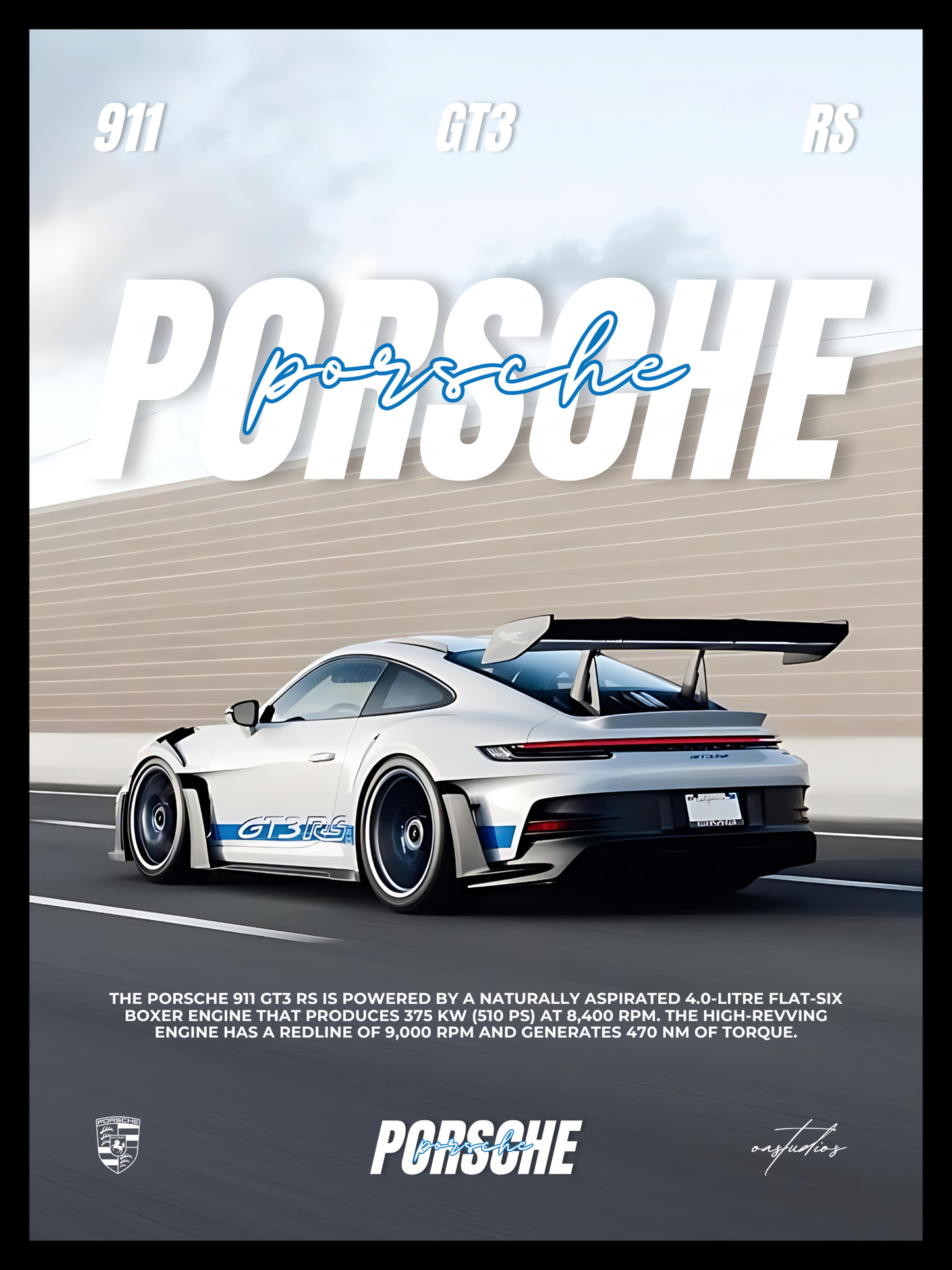 Porsche 911 GT3 RS (White)
