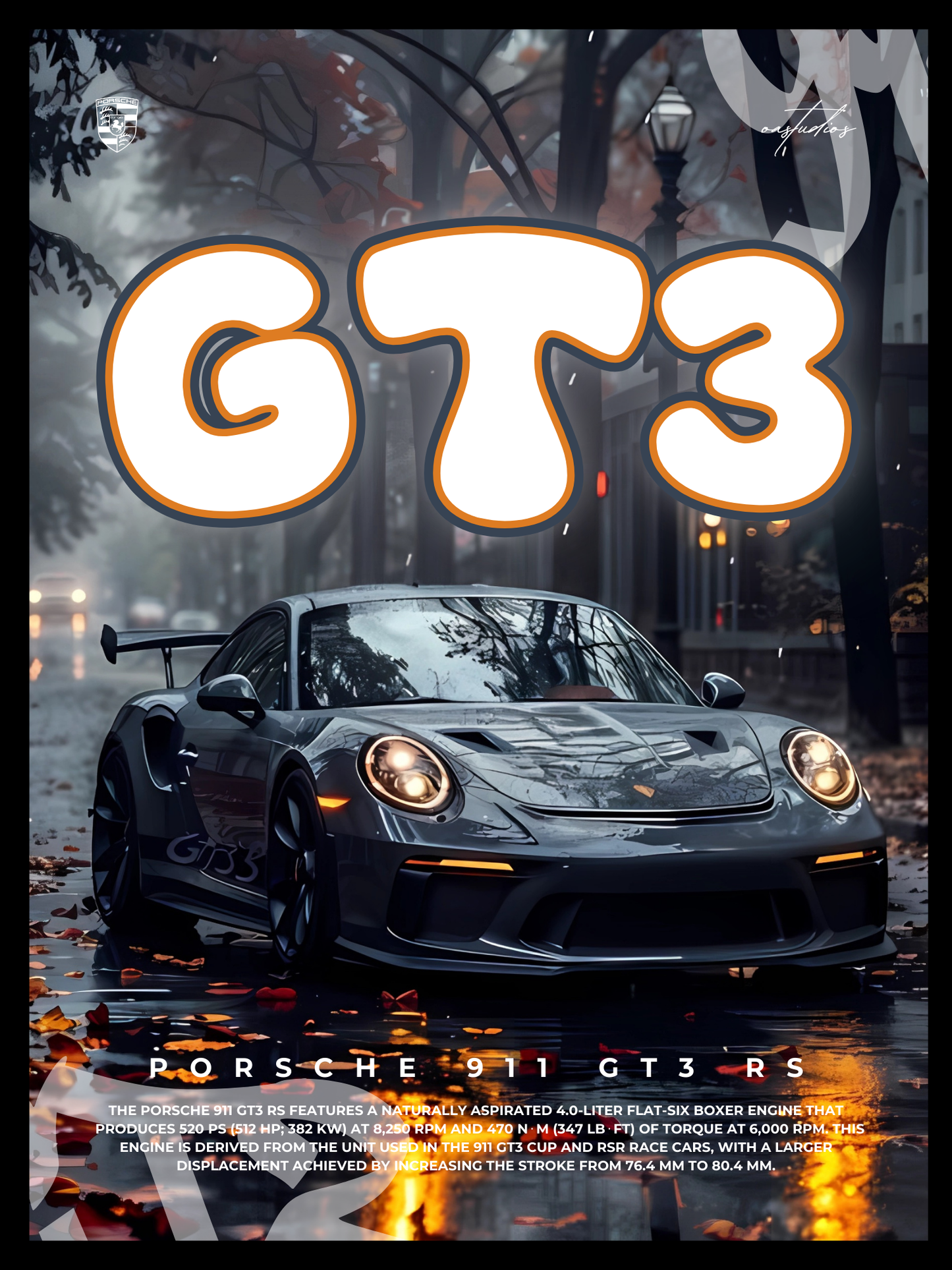 Porsche 911 GT3 RS (Comics)