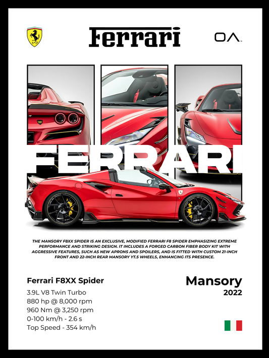 Ferrari F8XX Spider Mansory