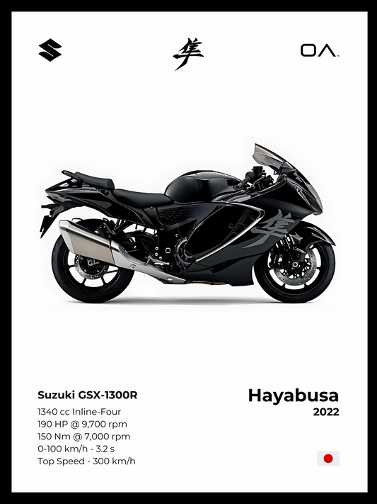 Suzuki Hayabusa GSX-1300R GEN-3 (Black)